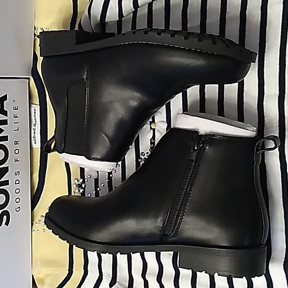 Women's New NIB Sonoma black short boot (bootie) sizes 8, 9 and 10. - Picture 4 of 12